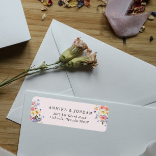 Boho Wildblume   Botanische Rücksendeadresse
