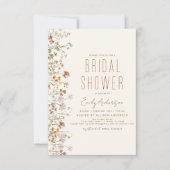 Boho Wildblume Brautparty Bloom Garden Einladung (Vorderseite)