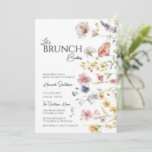 Boho Wildblume Brautparty Brunch