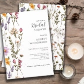 Boho Wildblume Brautparty Einladung