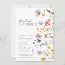 Boho Wildblume Brautparty