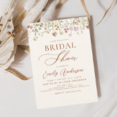 Boho Wildblume Brautparty Script Einladung