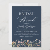 Boho Wildblume Bridal Brunch Brautparty Einladung (Vorderseite)