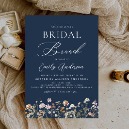 Boho Wildblume Bridal Brunch Brautparty Einladung