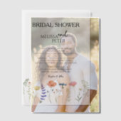 Boho Wildblume Bridal Dusche Einladung (Versatz (Ehepaar))