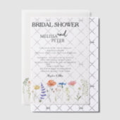 Boho Wildblume Bridal Dusche Einladung (Versetzt (Einladung))
