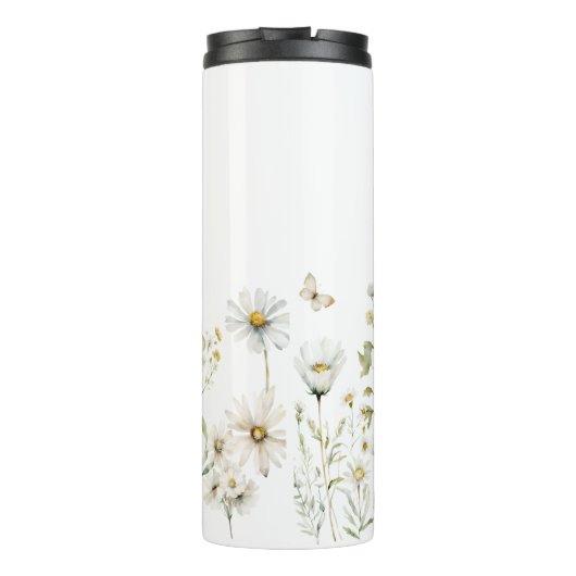 Boho Wildblume Cotattcore Thermosbecher (Rückseite)