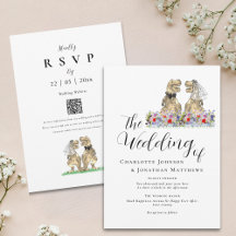 Boho Wildblume Dinosaur Theme Wedding
