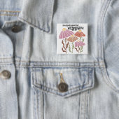 Boho Wildblume Du gehörst zu den Wildblumen Button (Beispiel)