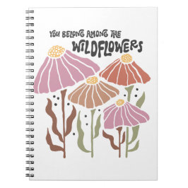 Boho Wildblume Du gehörst zu den Wildblumen Notizblock