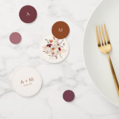 Boho Wildblume Elegant Wedding Table Konfetti (Gruppe)