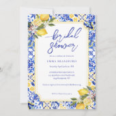 Boho Wildblume Elegantes Brautparty Einladung (Vorderseite)