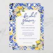 Boho Wildblume Elegantes Brautparty Einladung (Vorne/Hinten)