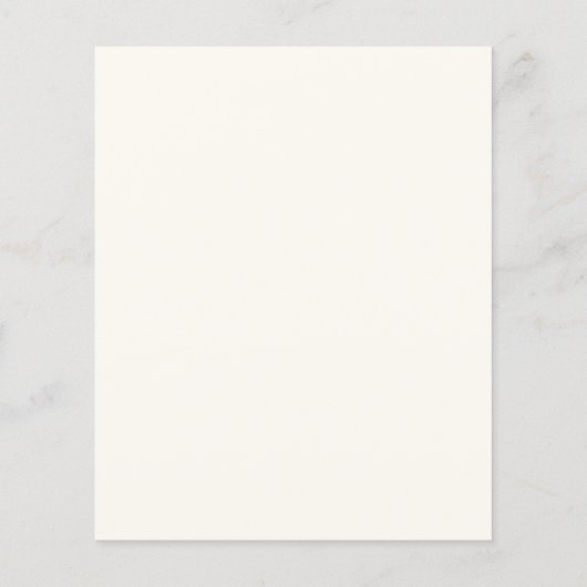 Boho Wildblume Elegantes Budget Baby Dusche (Rückseite)