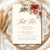 Boho Wildblume Fall Fete Celebration Einladung