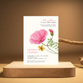 Boho Wildblume Floral Baby Dusche Einladung