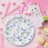 Boho Wildblume Floral Baby Duschpapier Teller (Party)