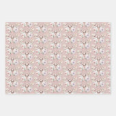 Boho Wildblume Floral Butterfly Geschenkpapier Set (Vorderseite 2)