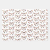 Boho Wildblume Floral Butterfly Geschenkpapier Set (Vorderseite 2)
