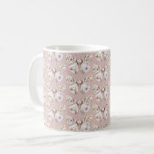 Boho Wildblume Floral Butterfly Kaffeetasse (Vorderseite Links)