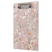 Boho Wildblume Floral Butterfly Klemmbrett (Links)