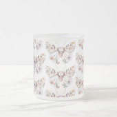 Boho Wildblume Floral Butterfly Mattglastasse (Mittel)