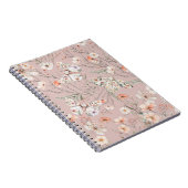 Boho Wildblume Floral Butterfly Notizblock (Rechte Seite)