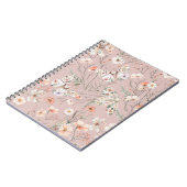 Boho Wildblume Floral Butterfly Notizblock (Linke Seite)