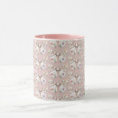Boho Wildblume Floral Butterfly Tasse (Zentrum)