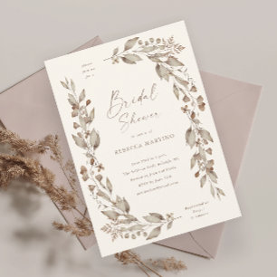 Boho Wildblume Floral Wedding Brautparty Magnetkarte