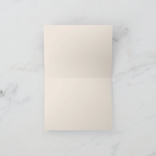 Boho Wildblume Floral Wedding Dankeskarte (Innenseite)