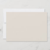 Boho Wildblume Floral Wedding Save The Date (Rückseite)