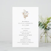 Boho Wildblume Foliage Wedding (Stehend Vorderseite)