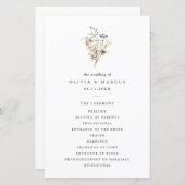 Boho Wildblume Foliage Wedding (Vorne/Hinten)