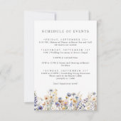 Boho Wildblume Frühjahrsplan Einladung (Vorderseite)