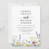 Boho Wildblume Garden Elegante Wildblume Save The Date (Vorderseite)