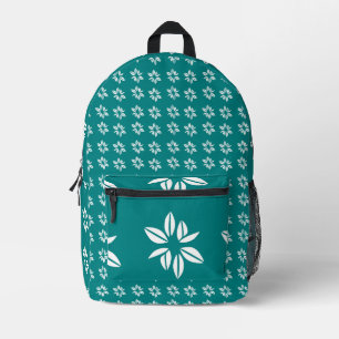 Boho Wildblume Garden Nahtloses Muster Bedruckter Rucksack