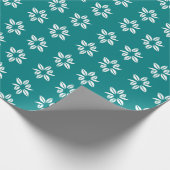 Boho Wildblume Garden Nahtloses Muster Geschenkpapier (Ecke)