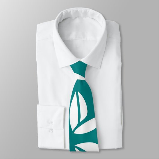 Boho Wildblume Garden Nahtloses Muster Krawatte (Gebunden)