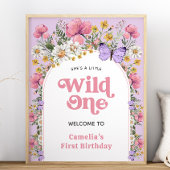 Boho Wildblume Geburtstag 16x20 Begrüßungszeichen Poster