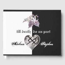 Boho Wildblume Gothic Viking Ewige Liebe Hochzeit Gästebuch