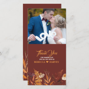 Boho Wildblume Herbst Hochzeit im Herbst Foto