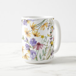 Boho Wildblume Kaffeetasse