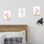 Boho Wildblume Kinderzimmer Bilderwand Sets (Schlafzimmer)
