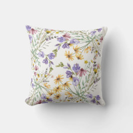 Boho Wildblume Kissen