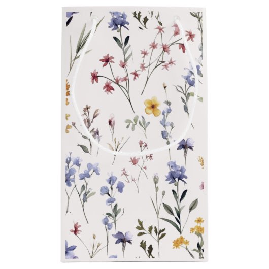 Boho Wildblume | Kleine Geschenktüte (Rückseite)