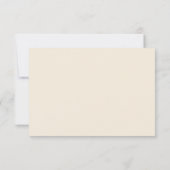 Boho Wildblume Meadow Abschluss RSVP Karte (Rückseite)