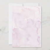 Boho Wildblume Meadow Brautparty Einladung (Rückseite)