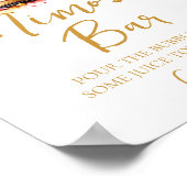 Boho Wildblume Mimosa Bar Sign Poster (Ecke)