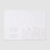 Boho Wildblume Moderne Wasserfarbenhochzeit Seidenpapier (Vorderseite)